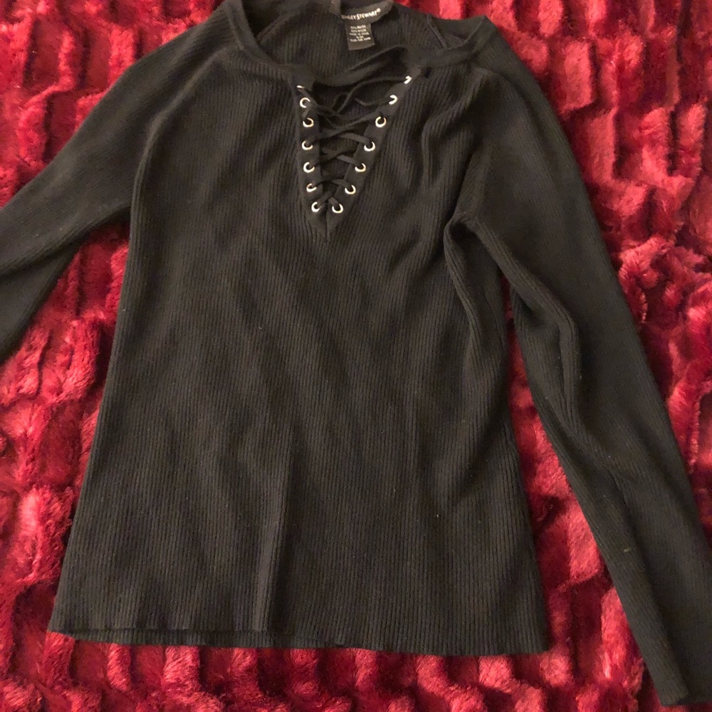Lace up top